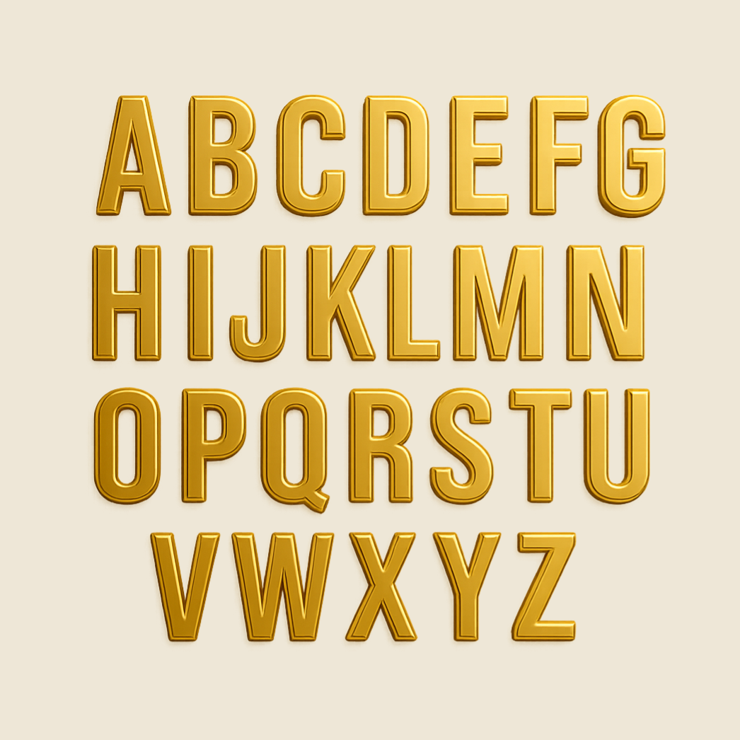 Online AI 3D Gold Text Effect Generator input photo example