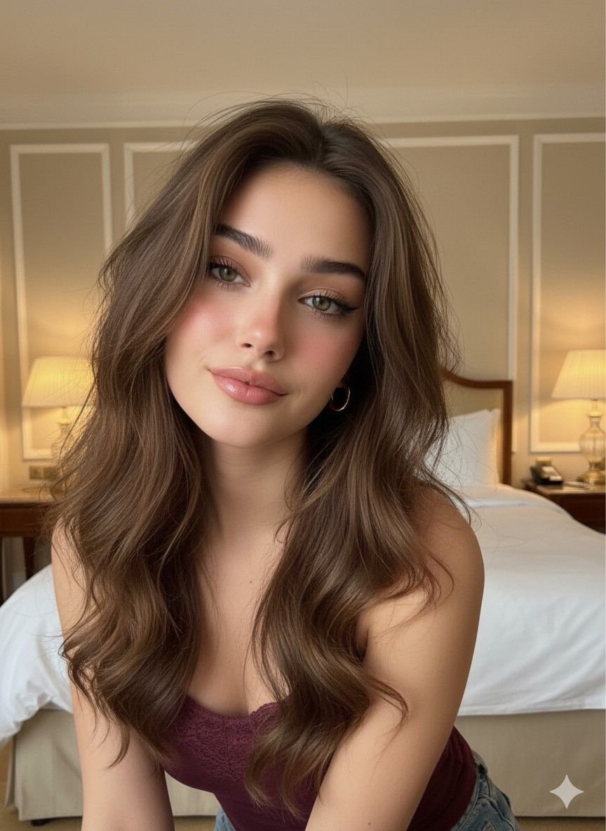 AI Hair Color Transformation Video Generator input photo example