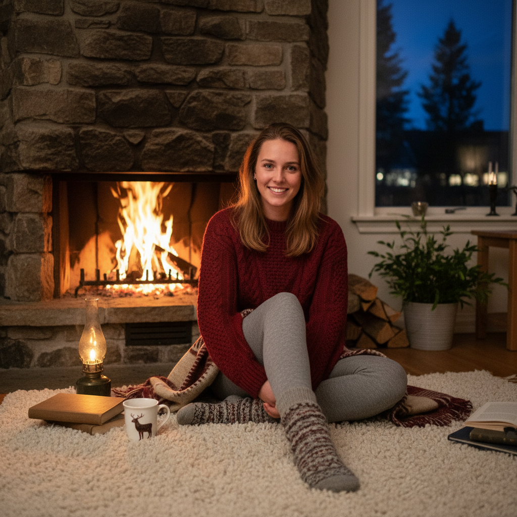 AI Christmas Sweater Photo Generator For Free input photo example