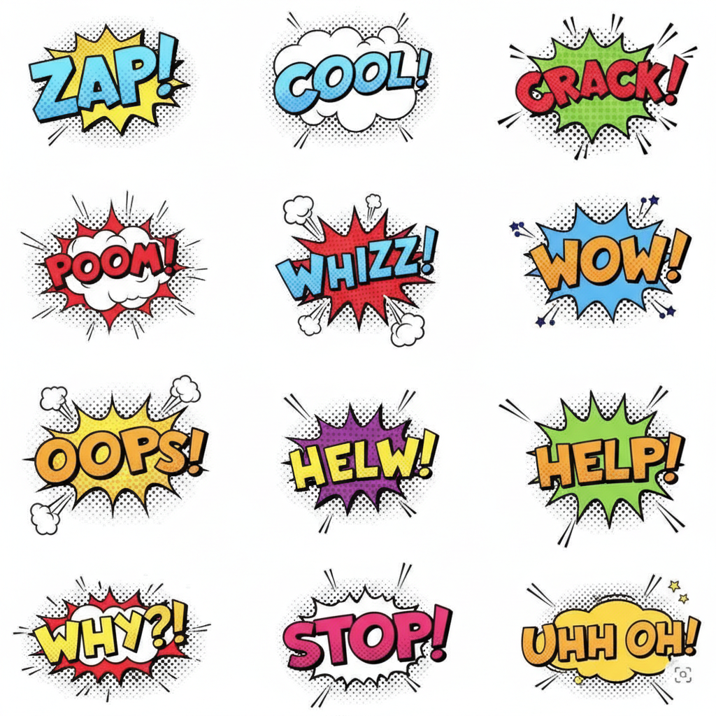 Free Speech Bubble Comic Font Generator Online input photo example