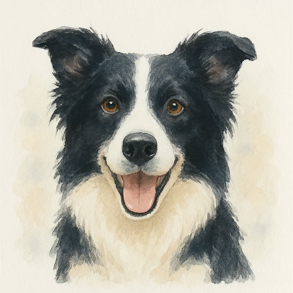 AI Pet Watercolor Portraits from Photos result example
