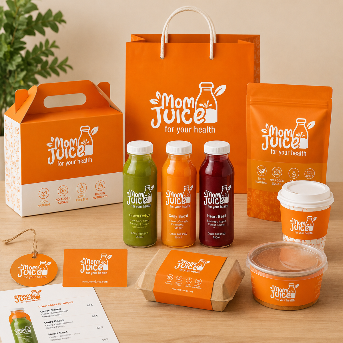 Free AI Packaging Design From Your Logo result example