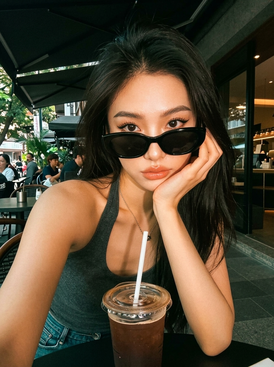 Free Instagram Flash Filter Online result example